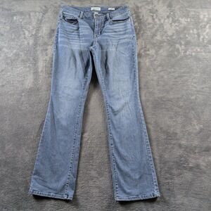 Nine West Jeans Gramercy Mini Boot Cut Blue Denim Women's Size 6